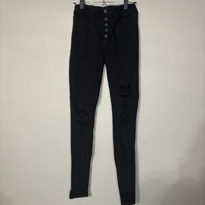 American Eagle Outfitters Black High Rise Jeans